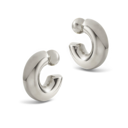 Boucles d'oreilles créoles réversibles