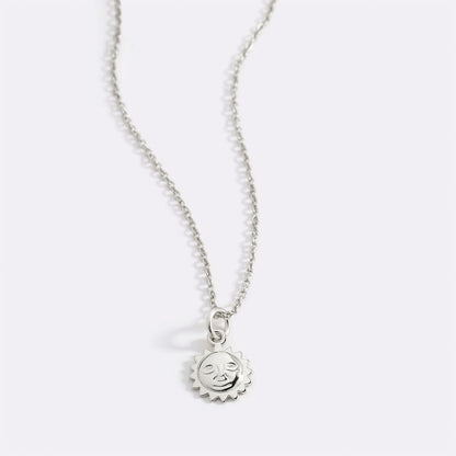 Sun Charm Pendant Necklace
