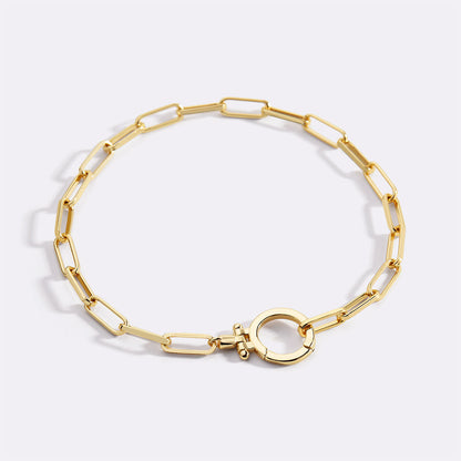 Bracelet trombone menthe