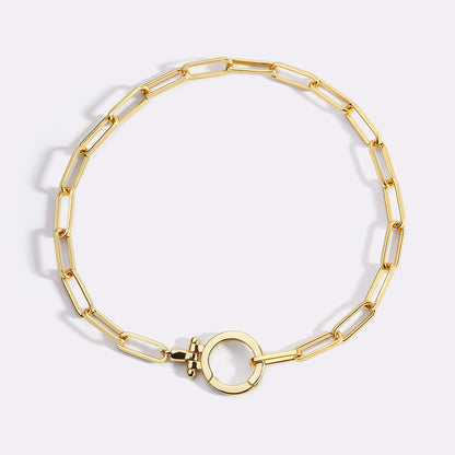 Bracelet trombone menthe