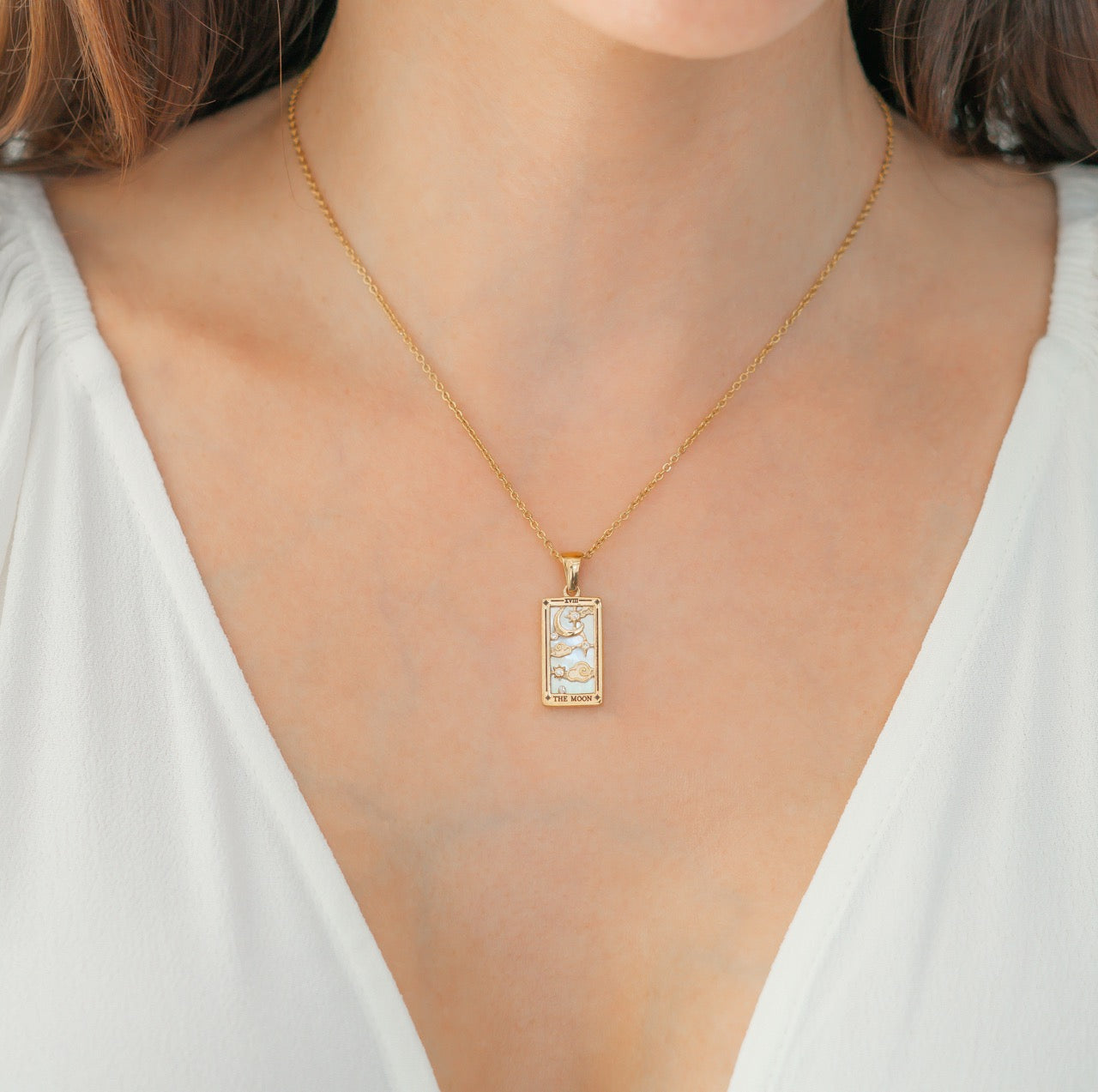 Le collier de tarot de la lune