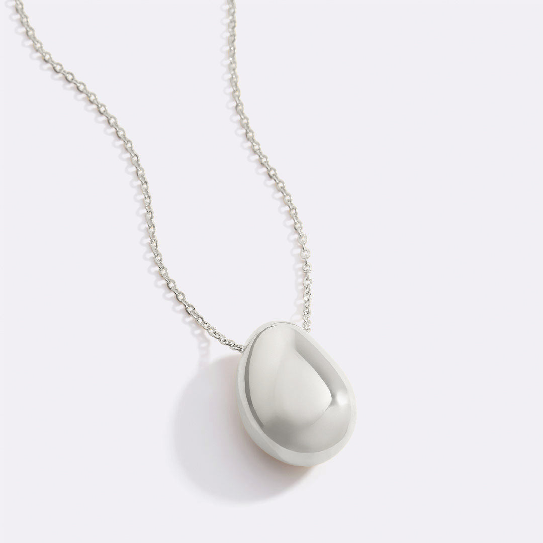 Collier pendentif galet