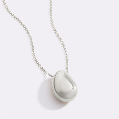 Collier pendentif galet