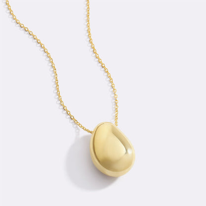 Collier pendentif galet