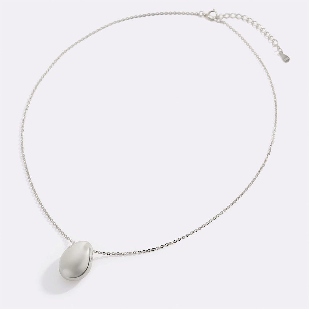 Collier pendentif galet
