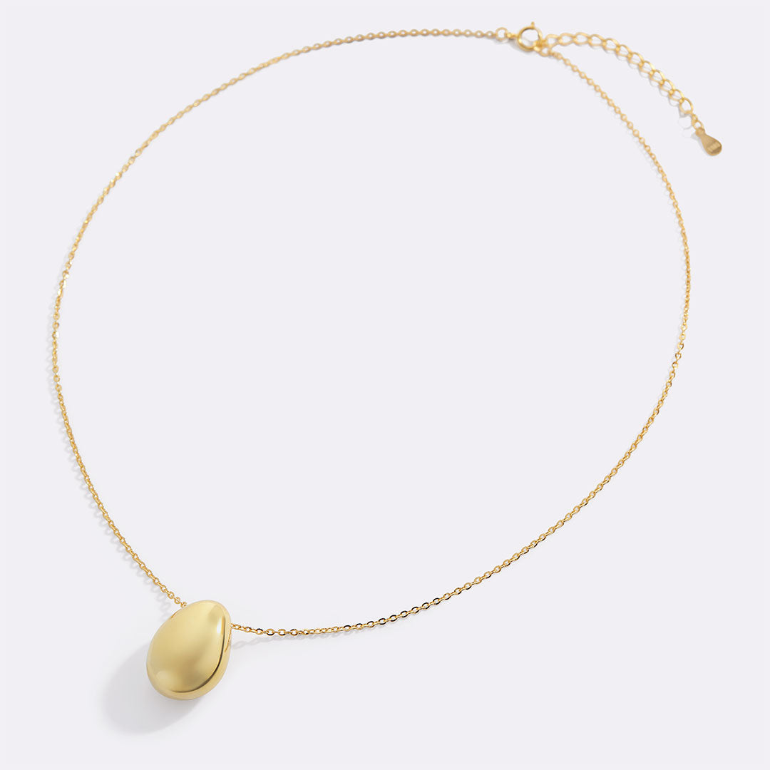 Collier pendentif galet