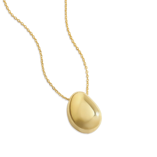 Collier pendentif galet