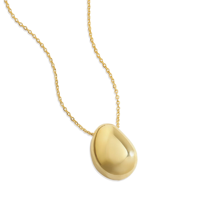 Collier pendentif galet