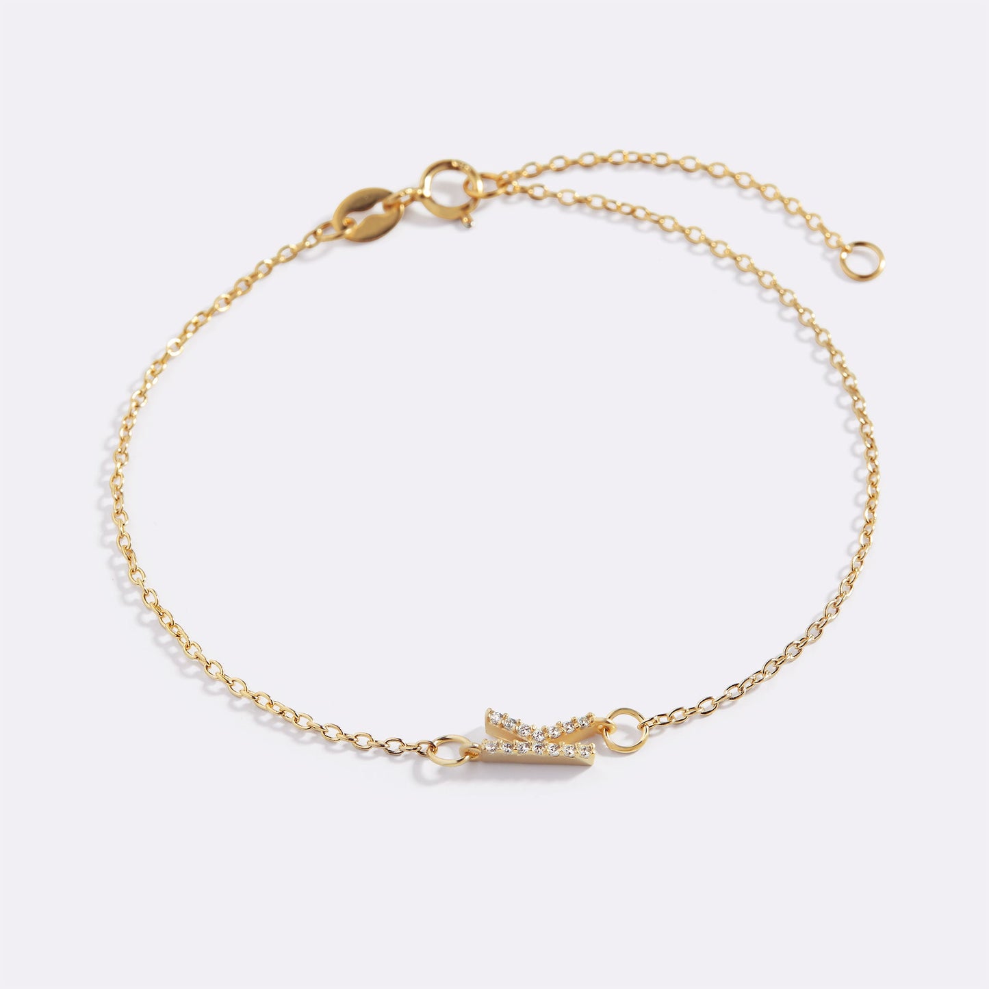 Le bracelet initial Skinny Diamond