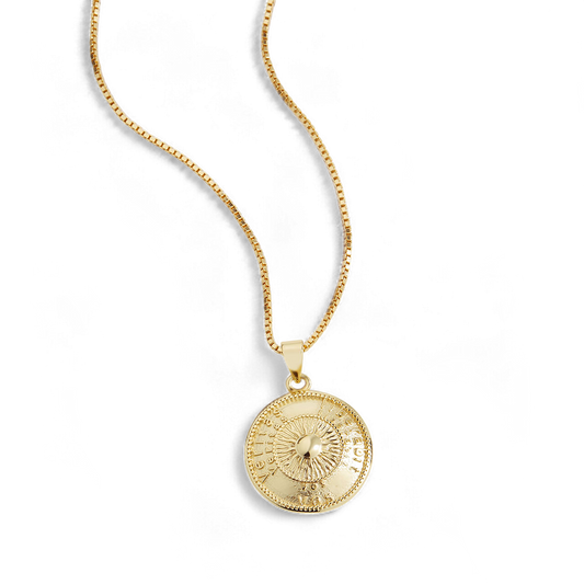 Collier pendentif soleil