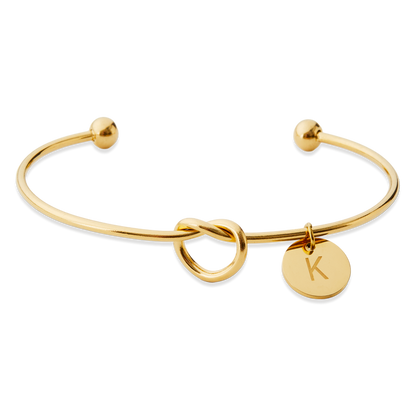 Personalized Tie the Knot Bracelet • Bridesmaid Gift Bracelet