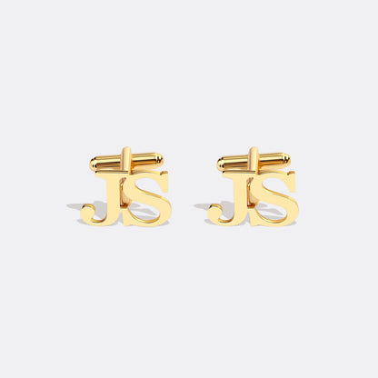 Monogrammed Cufflinks with Initials