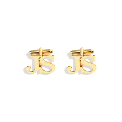 Monogrammed Cufflinks with Initials