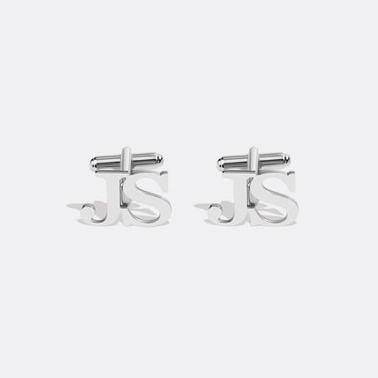 Monogrammed Cufflinks with Initials