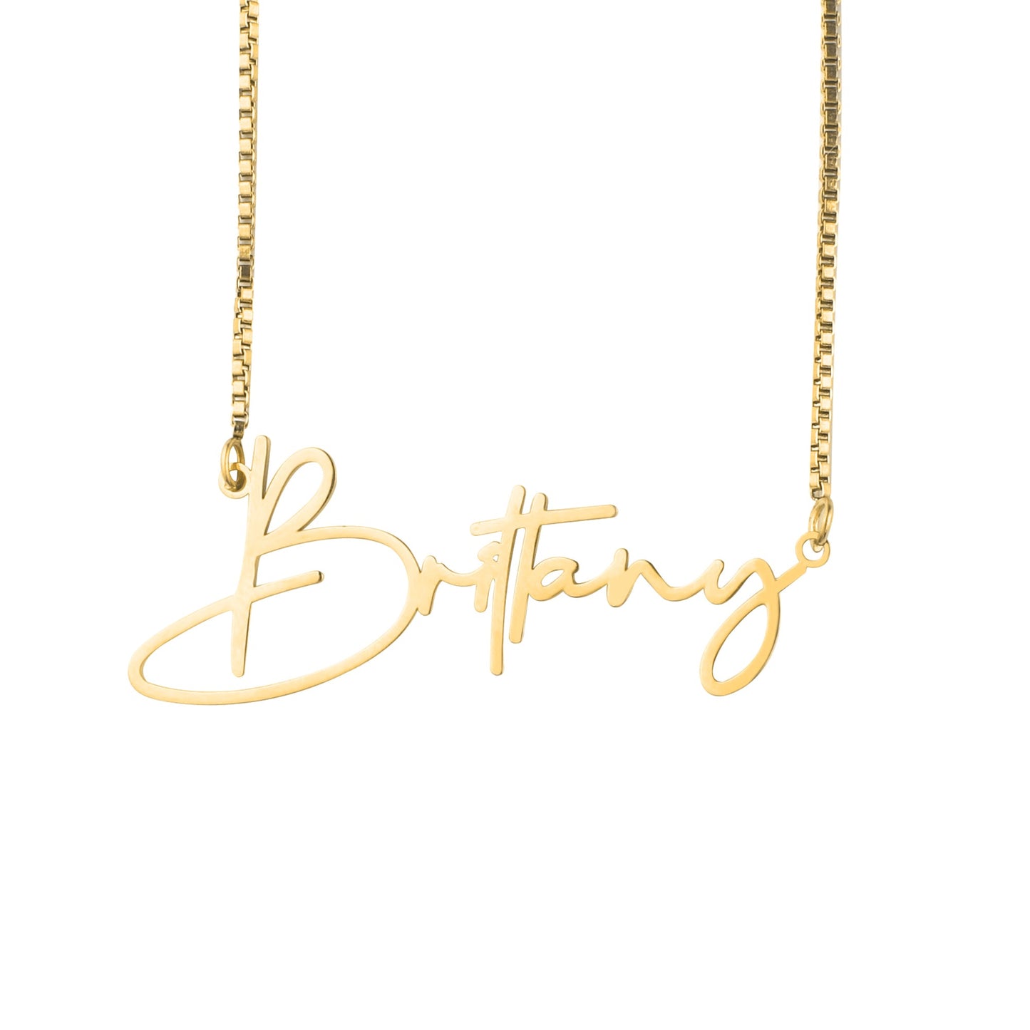 Collier avec nom moderne