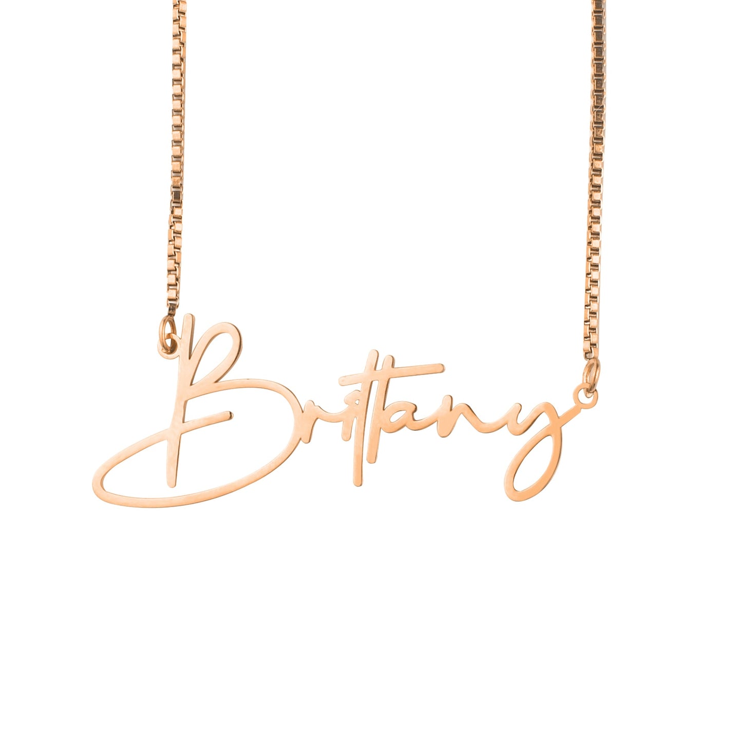 Collier avec nom moderne