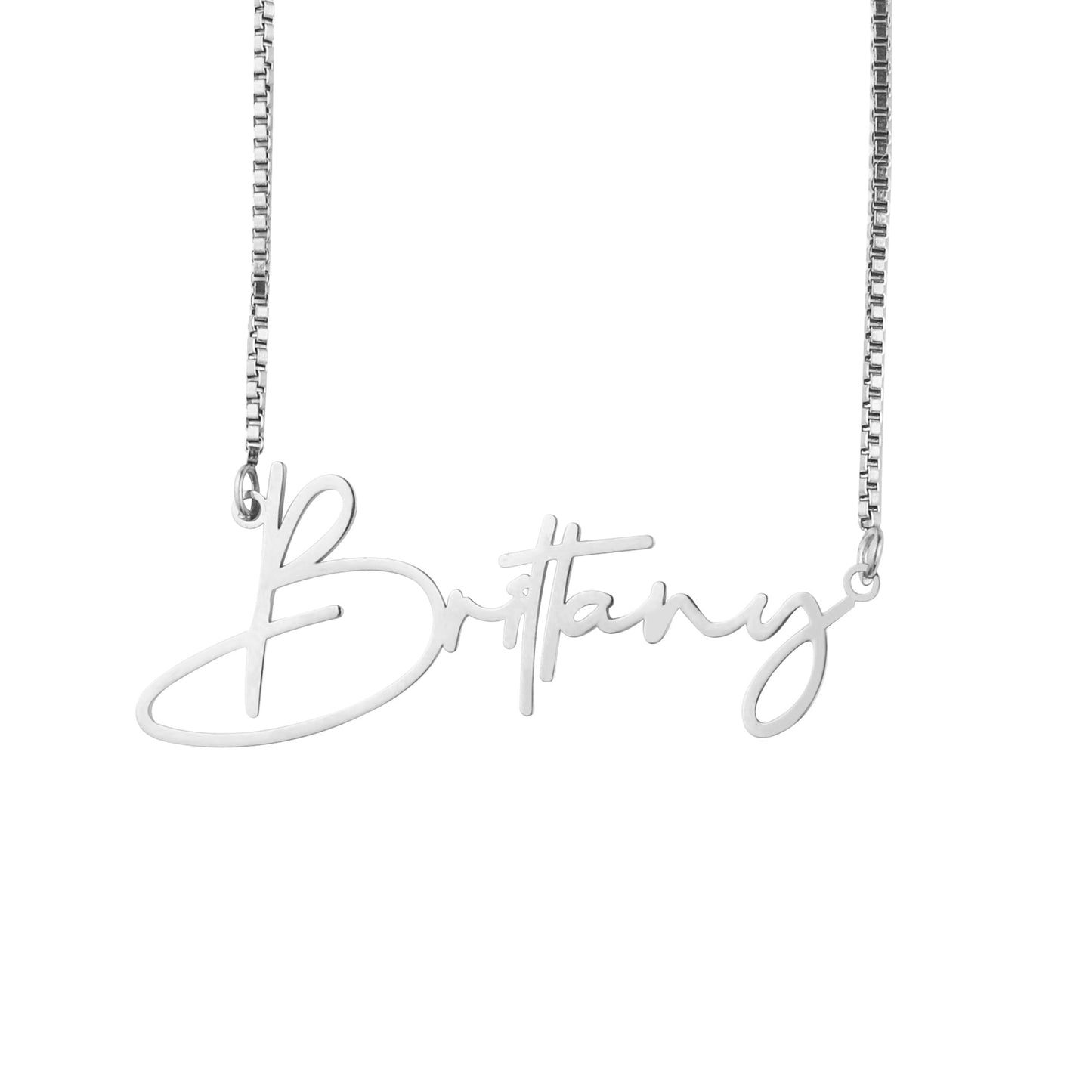 Collier avec nom moderne