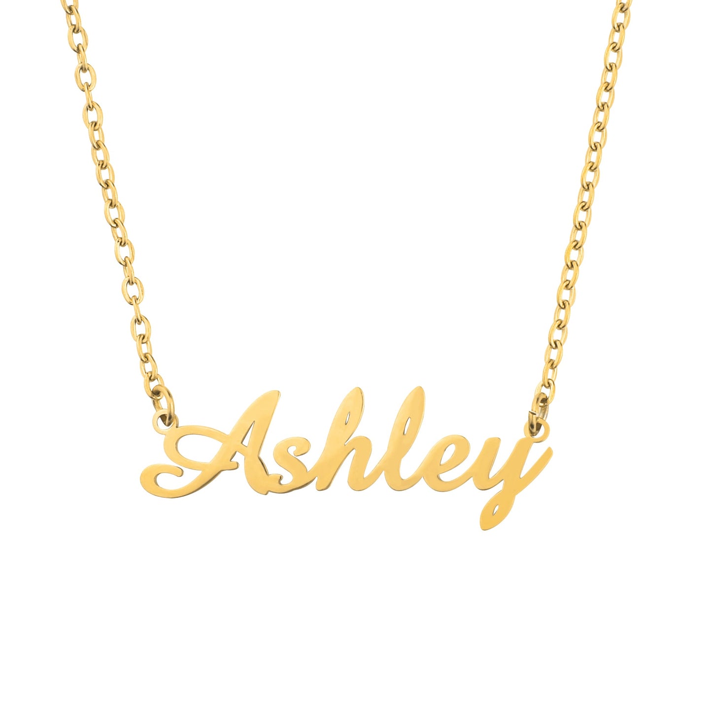 Collier avec nom en plume 