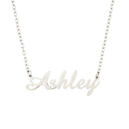 Collier avec nom en plume 