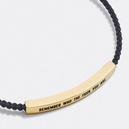 Bracelet audacieux « Souviens-toi de qui tu es »