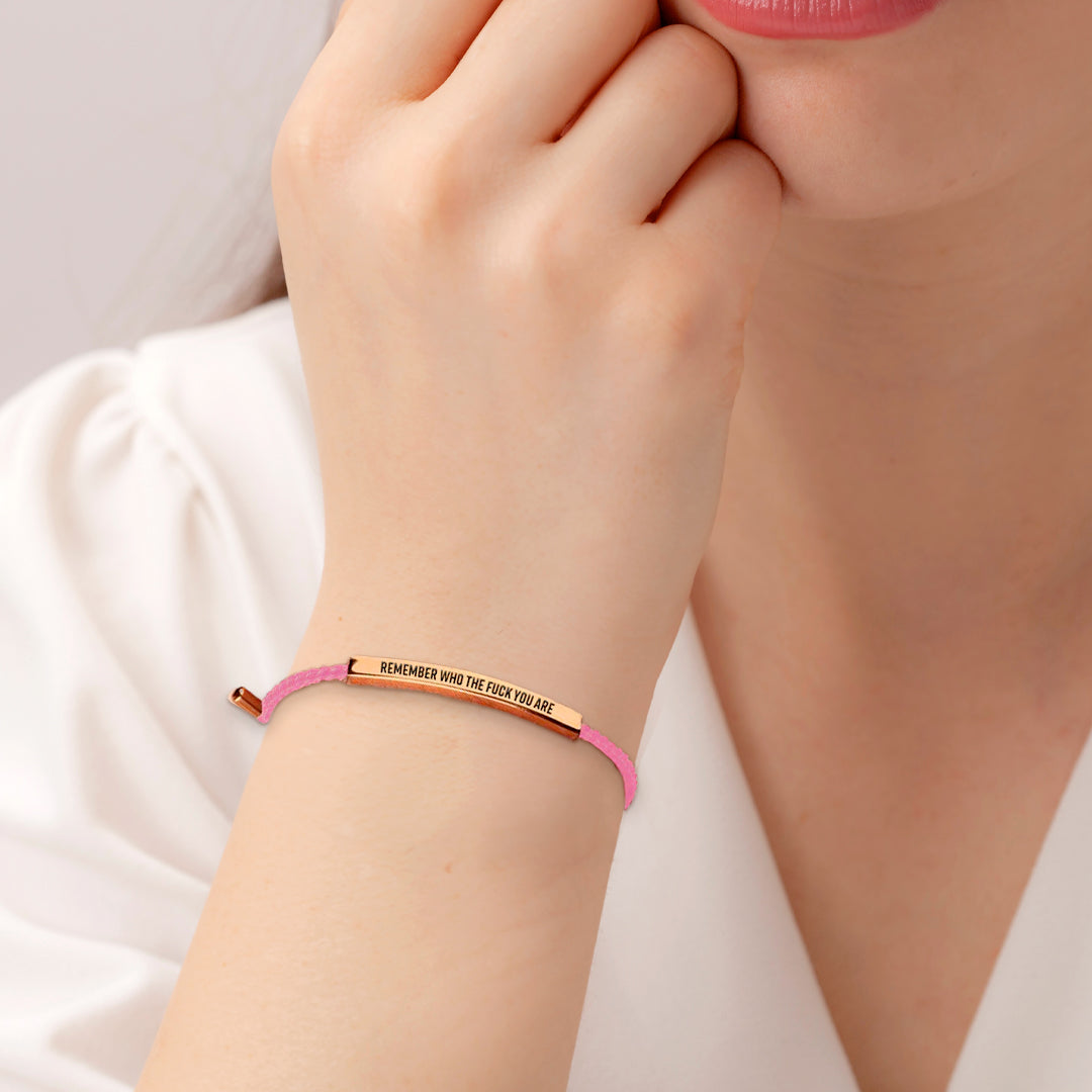 Bracelet audacieux « Souviens-toi de qui tu es »