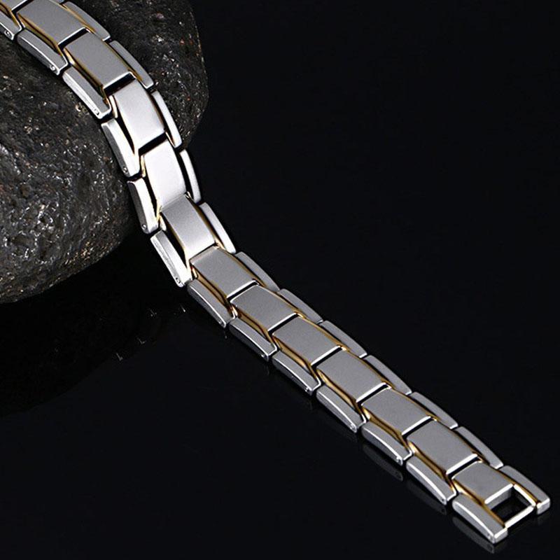 Magnettherapie-Armbänder - Schwarz, Silber, Gold