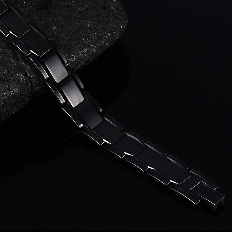 Magnettherapie-Armbänder - Schwarz, Silber, Gold