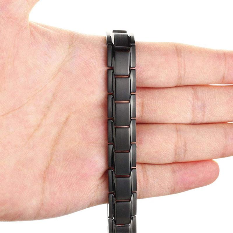 Magnettherapie-Armbänder - Schwarz, Silber, Gold