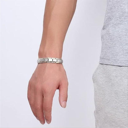 Magnettherapie-Armbänder - Schwarz, Silber, Gold