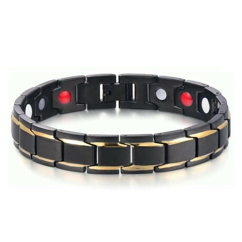 Magnettherapie-Armbänder - Schwarz, Silber, Gold
