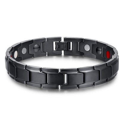 Magnettherapie-Armbänder - Schwarz, Silber, Gold