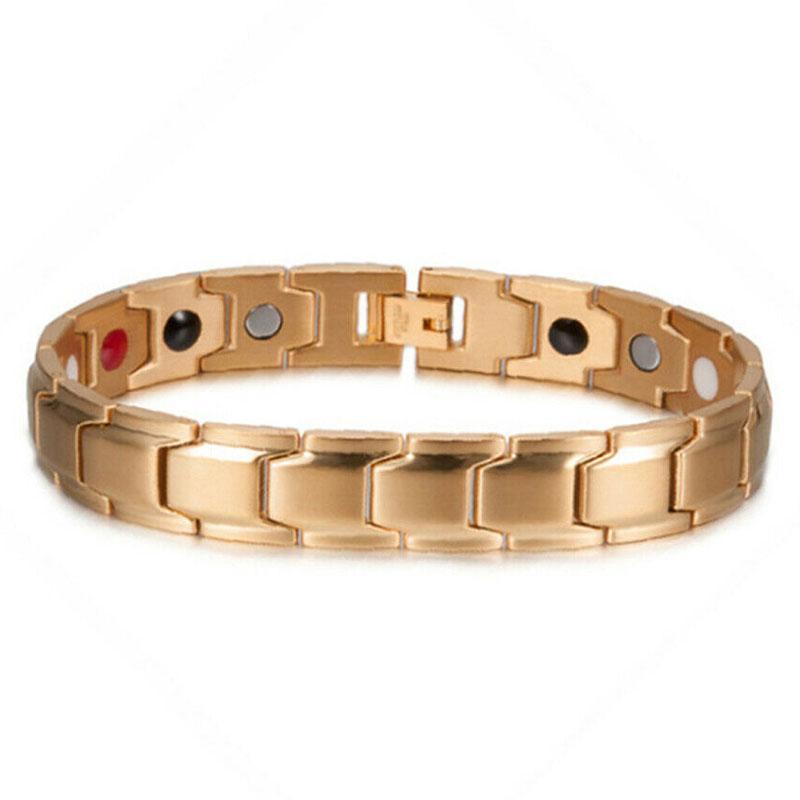 Magnettherapie-Armbänder - Schwarz, Silber, Gold