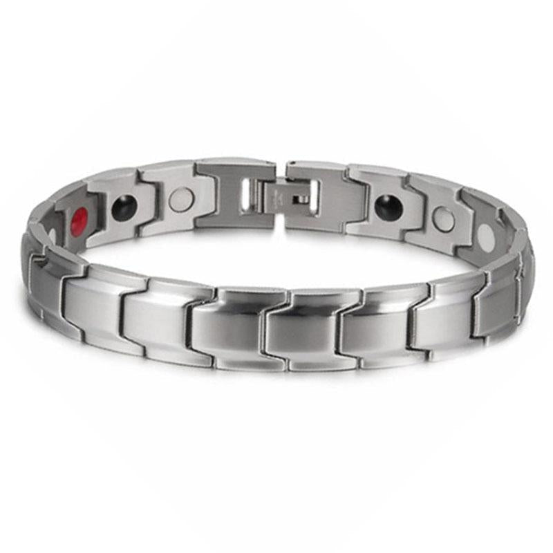 Magnettherapie-Armbänder - Schwarz, Silber, Gold