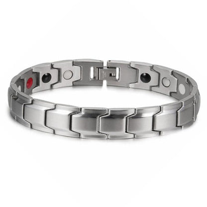Magnettherapie-Armbänder - Schwarz, Silber, Gold
