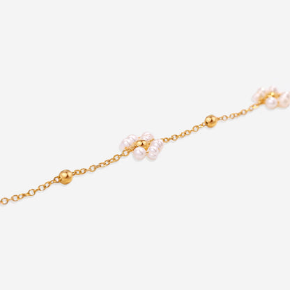 Bracelet de cheville en perles Marguerite