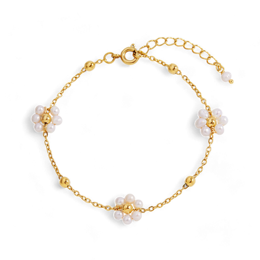 Bracelet de perles Marguerite