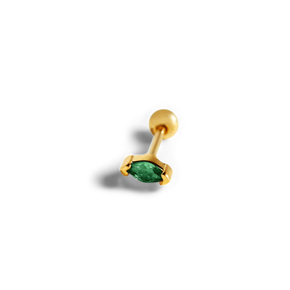 Marquis Gemstone Sleeper Earrings