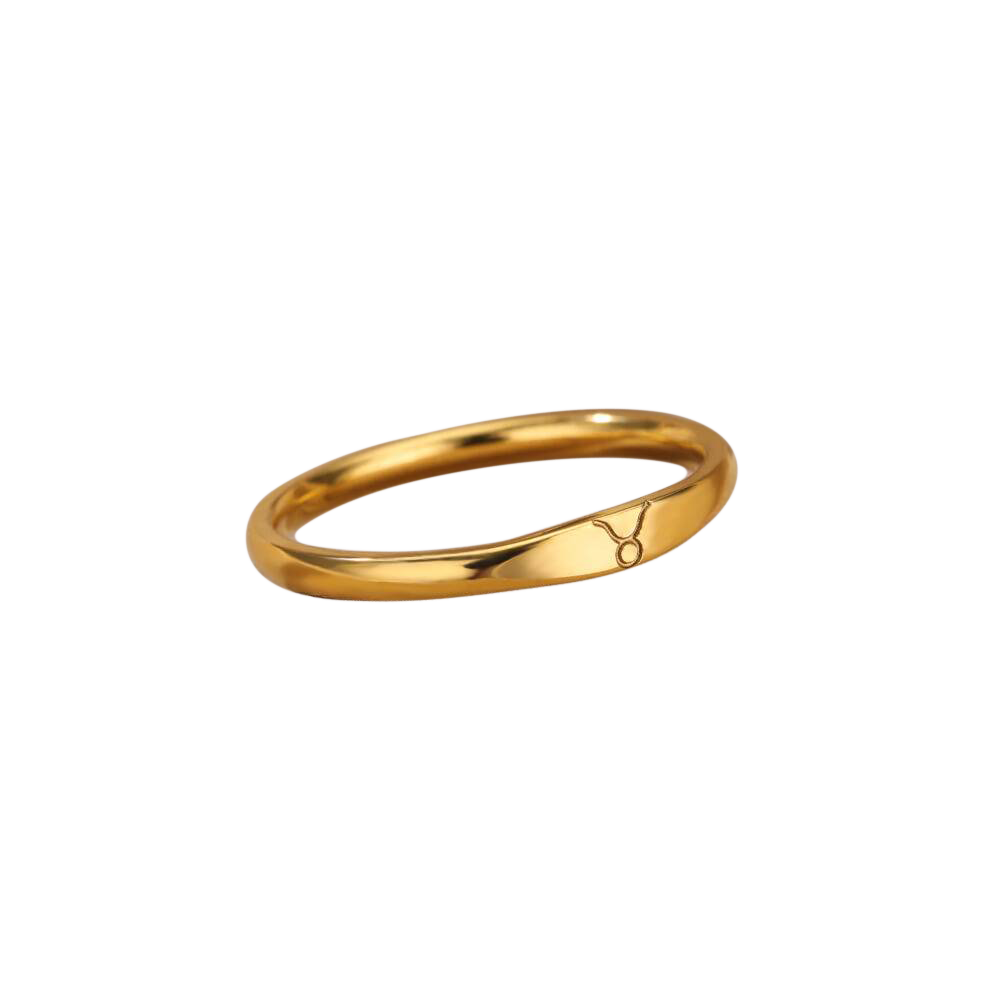 Bague empilable minimaliste Zodiac