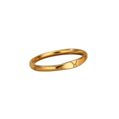 Bague empilable minimaliste Zodiac