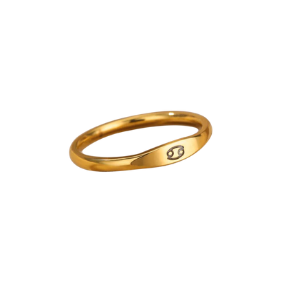 Bague empilable minimaliste Zodiac