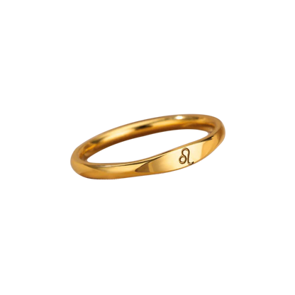 Bague empilable minimaliste Zodiac