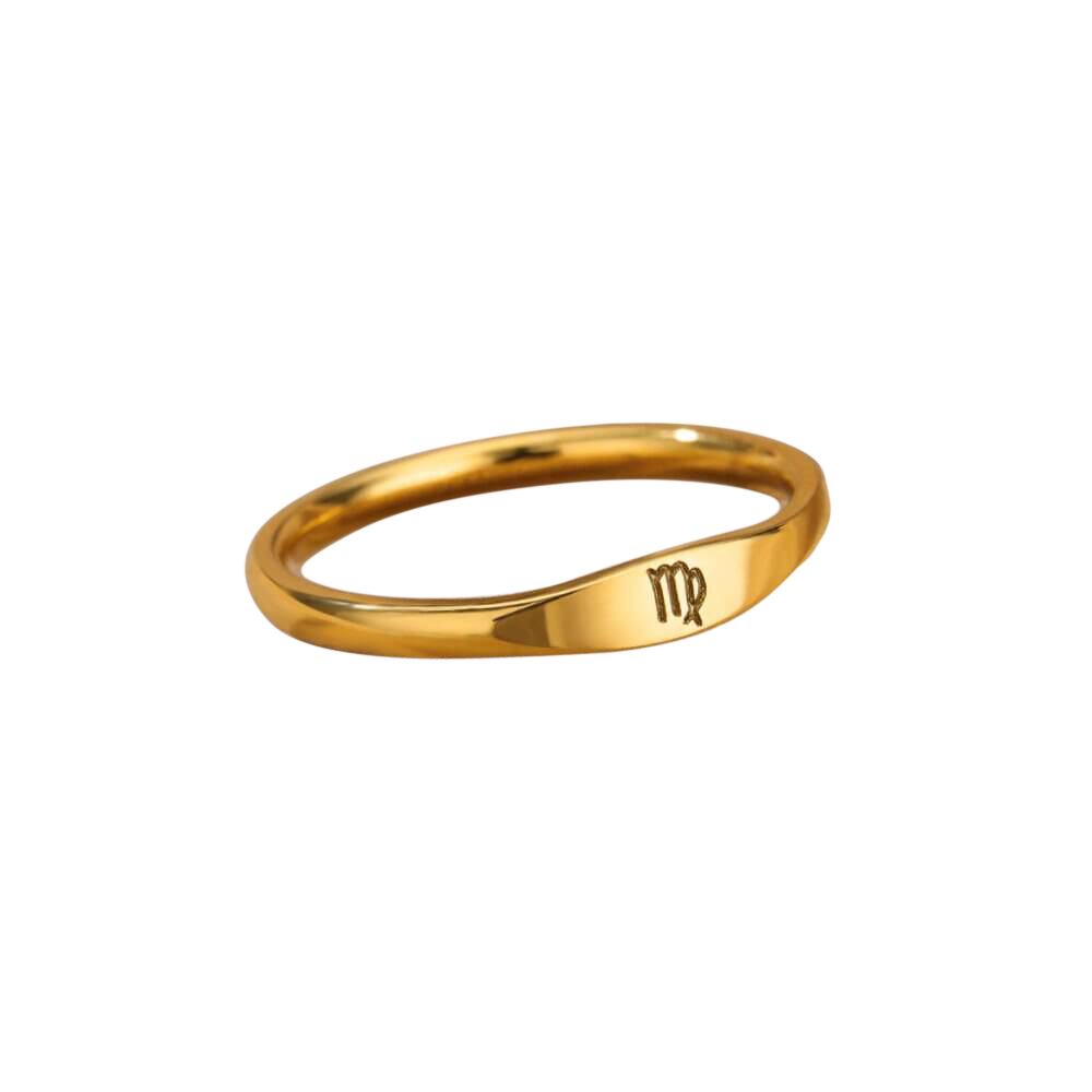 Bague empilable minimaliste Zodiac