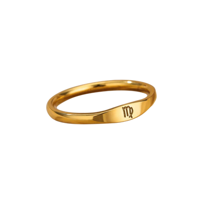 Bague empilable minimaliste Zodiac