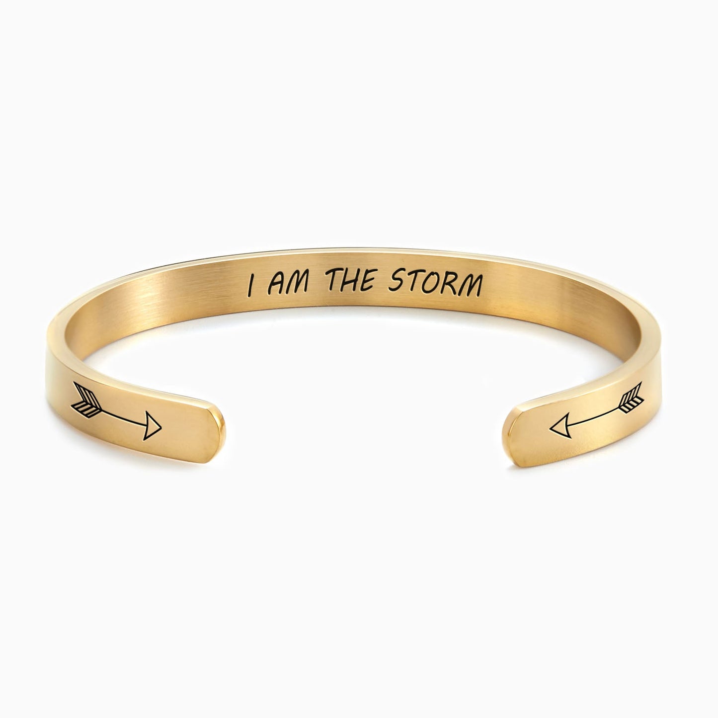 Bracelet manchette Je suis la tempête