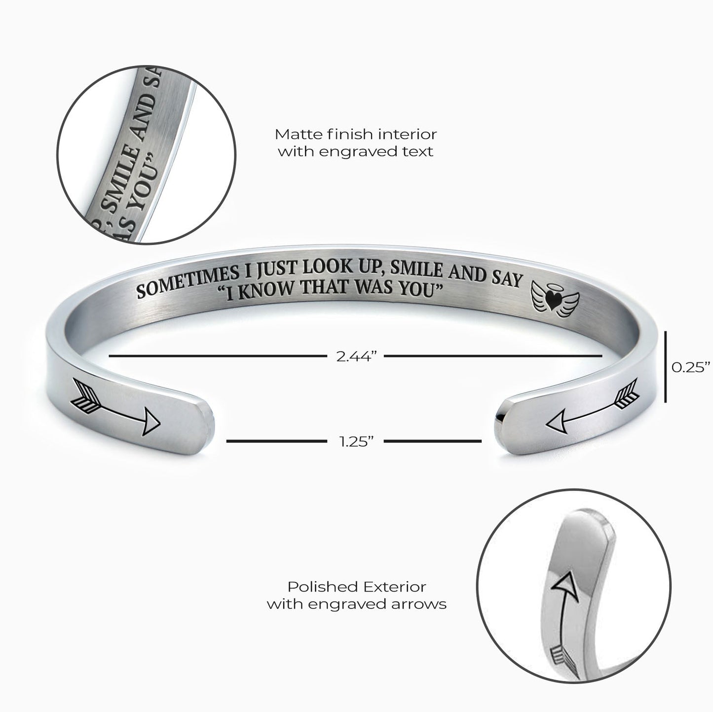 Ich weiß, dass du das warst Manschettenarmband