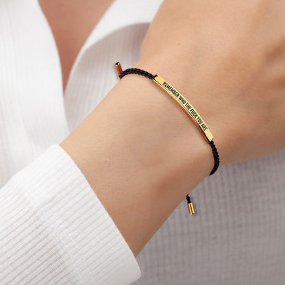 Bracelet audacieux « Souviens-toi de qui tu es »