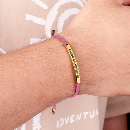 Bracelet audacieux « Souviens-toi de qui tu es »