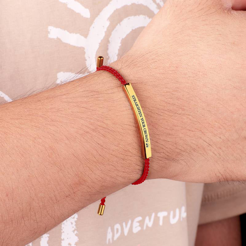 Souviens-toi de qui tu es et redresse ta couronne Inspire Bracelet