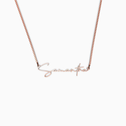 Collier avec nom moderne
