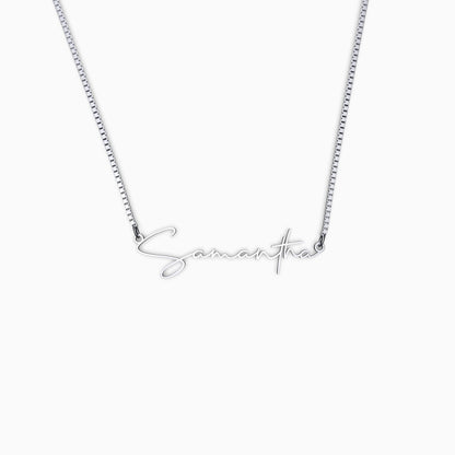 Collier avec nom moderne